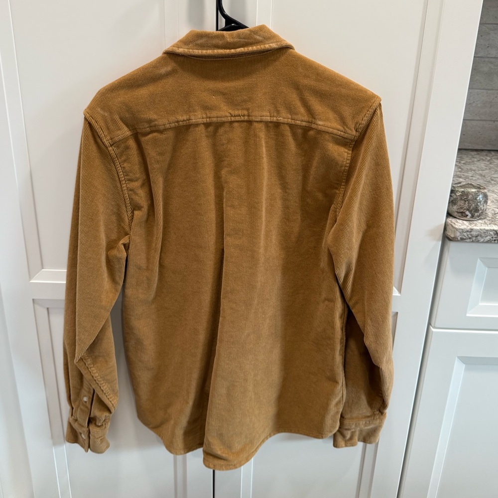 Arizona Jean Co tan corduroy button up shirt - Picture 2 of 4